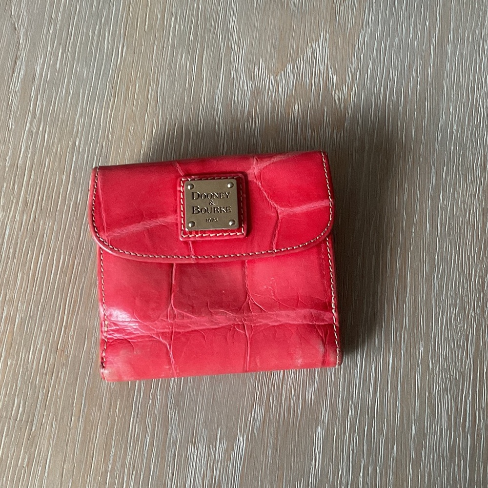 Dooney & Bourke Coral Red Wallet